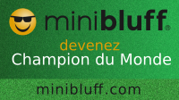 Laurence joue au Minibluff